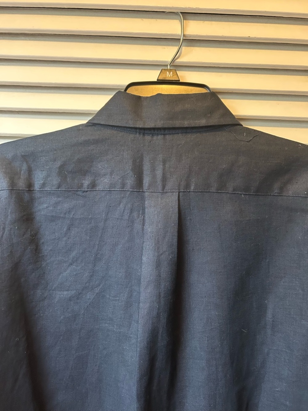 Ralph Lauren linen ladies shirt blouse NWOT navy - Picture 6 of 6